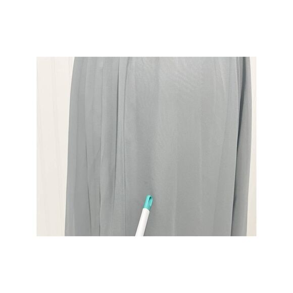 Asos Kate Lace Maxi Dress Gown Eyelash Lace V-Neck Short Sleeves Baby Blue 6 - Picture 10 of 16